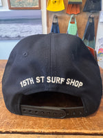 15th St Embroidered SOUTH FACE WEDGE Design FLAT-BRIM Hat MULTIPLE COLORS!