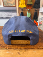 15th St WEDGE Cotton Twill Snap Back FLAT-BILL Hat MULTIPLE COLORS