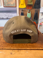 15th St Embroidered SOUTH FACE WEDGE Design FLAT-BRIM Hat MULTIPLE COLORS!