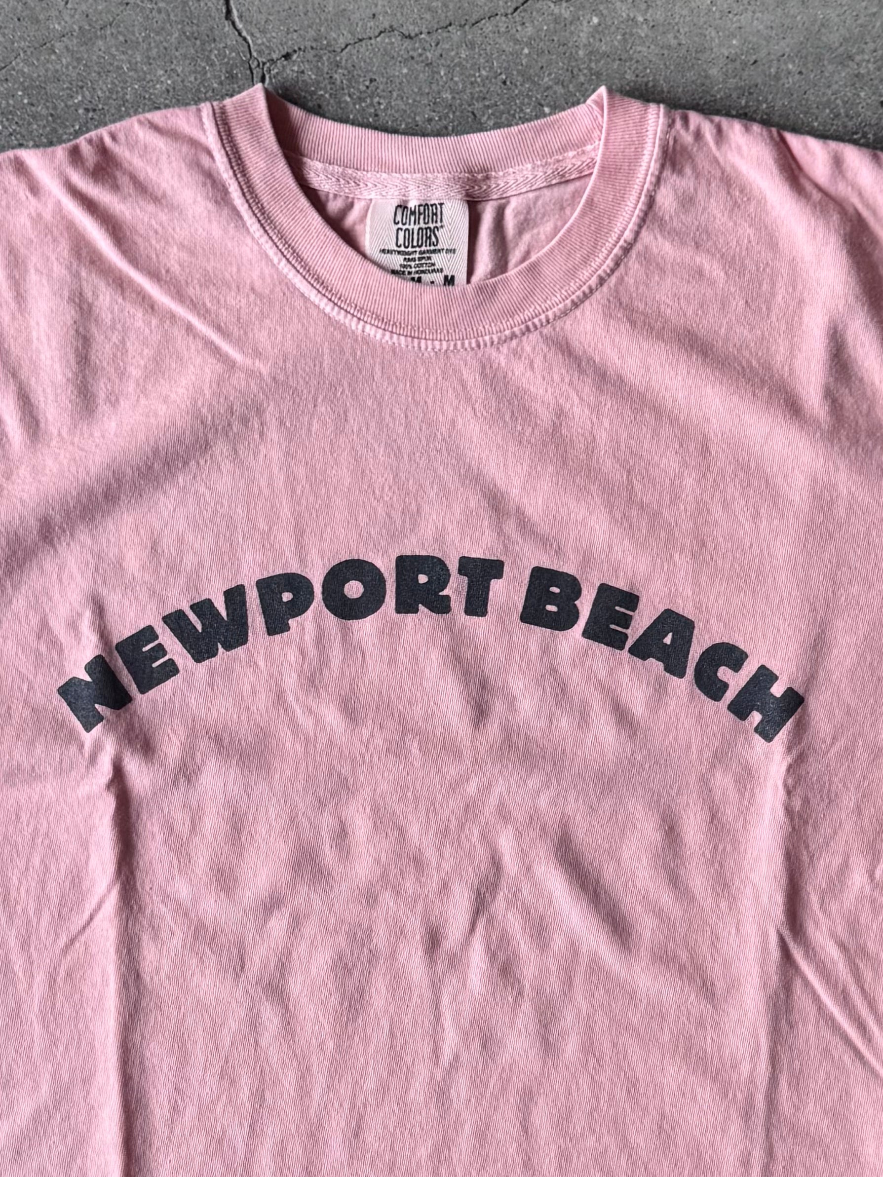 15th St WOMEN'S Groovy Newport Cropped Short Sleeve T VINTAGE BLACK on SALMON