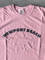 15th St WOMEN'S Groovy Newport Cropped Short Sleeve T VINTAGE BLACK on SALMON