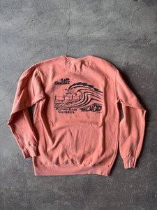 15th St Men's Wedge Mel "Lip Service" Crewneck Fleece  TERRACOTTA