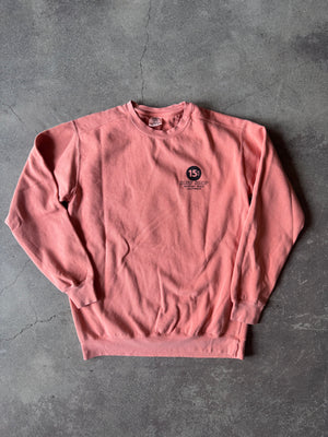 15th St Men's Wedge Mel "Lip Service" Crewneck Fleece  TERRACOTTA