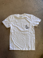 15th St Men's FishMan Short Sleeve Pocket T-Shirt  WHITE