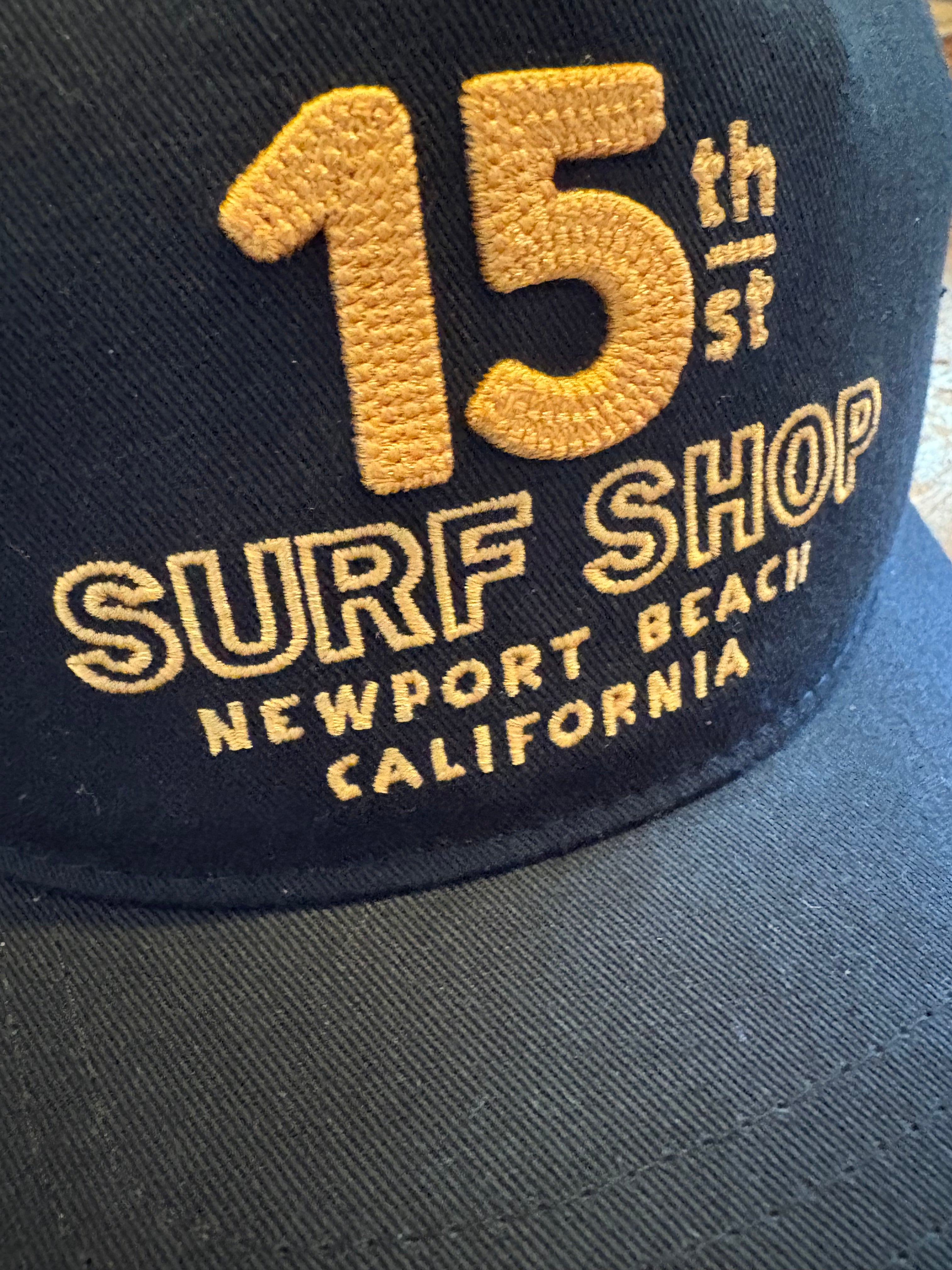 15th St Embroidered Surf Shop Logo Cotton Twill Hat Various Colors
