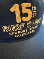 15th St Embroidered Surf Shop Logo Cotton Twill Hat Various Colors