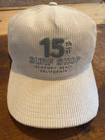 15th St Puff Embroidered Surf Shop Logo Cotton Cord Hat VARIOUS COLORS!!