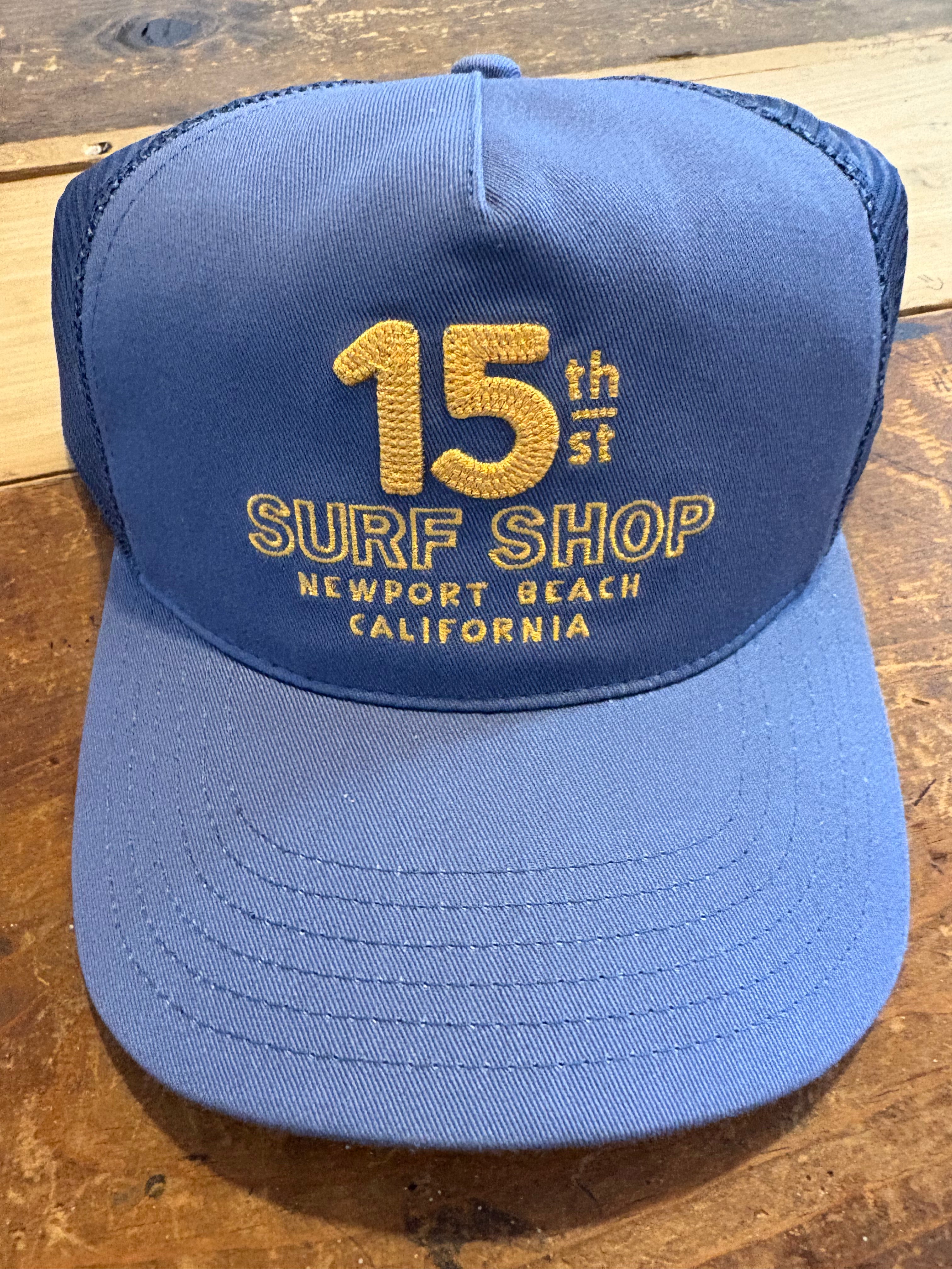 15th St Embroidered Surf Shop Logo Cotton Twill Hat Various Colors