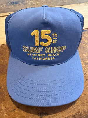 15th St Embroidered Surf Shop Logo Cotton Twill Hat Various Colors