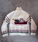 Pink Pineapple Newport Santas Tug Boat  Mid-Weight Women's Cardigan for 15th St. Surf Shop