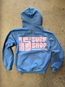 15th St KID'S Groovy Drip Hooded Fleece  CAROLINA BLUE