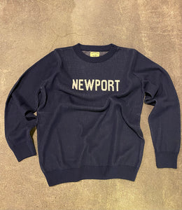 15th St Newport WOMEN'S Sweater  NAVY with CREAM