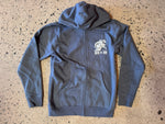15th St Super El Niño Zip-Up Fleece DARK STEEL BLUE