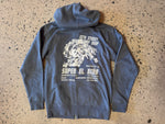 15th St Super El Niño Zip-Up Fleece DARK STEEL BLUE