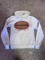 15th St Old School Zip Up Hooded Fleece HEATHER GREY