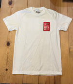 15th St Men's Newport T White with Red, White and Blue