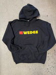 15th St Men's Wedge Crew Hooded Fleece  BLACK