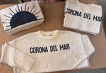 15th St Women's CORONA DEL MAR Sweater  CREAM with NAVY