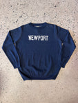 15th St Newport Women's Sweater  NAVY with CREAM