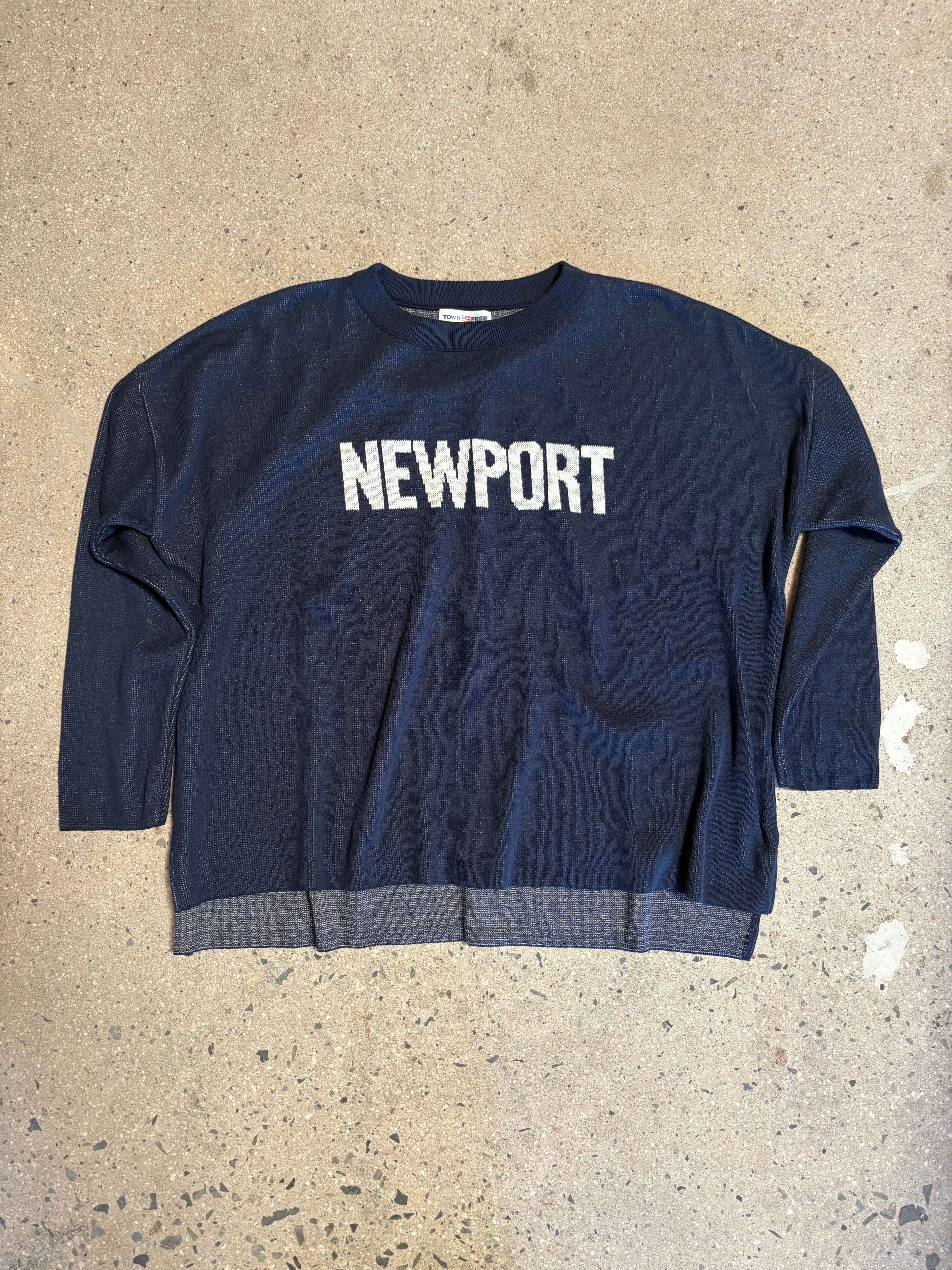 15th St Women's NEWPORT Sweater SAILBOAT NAVY with CREAM