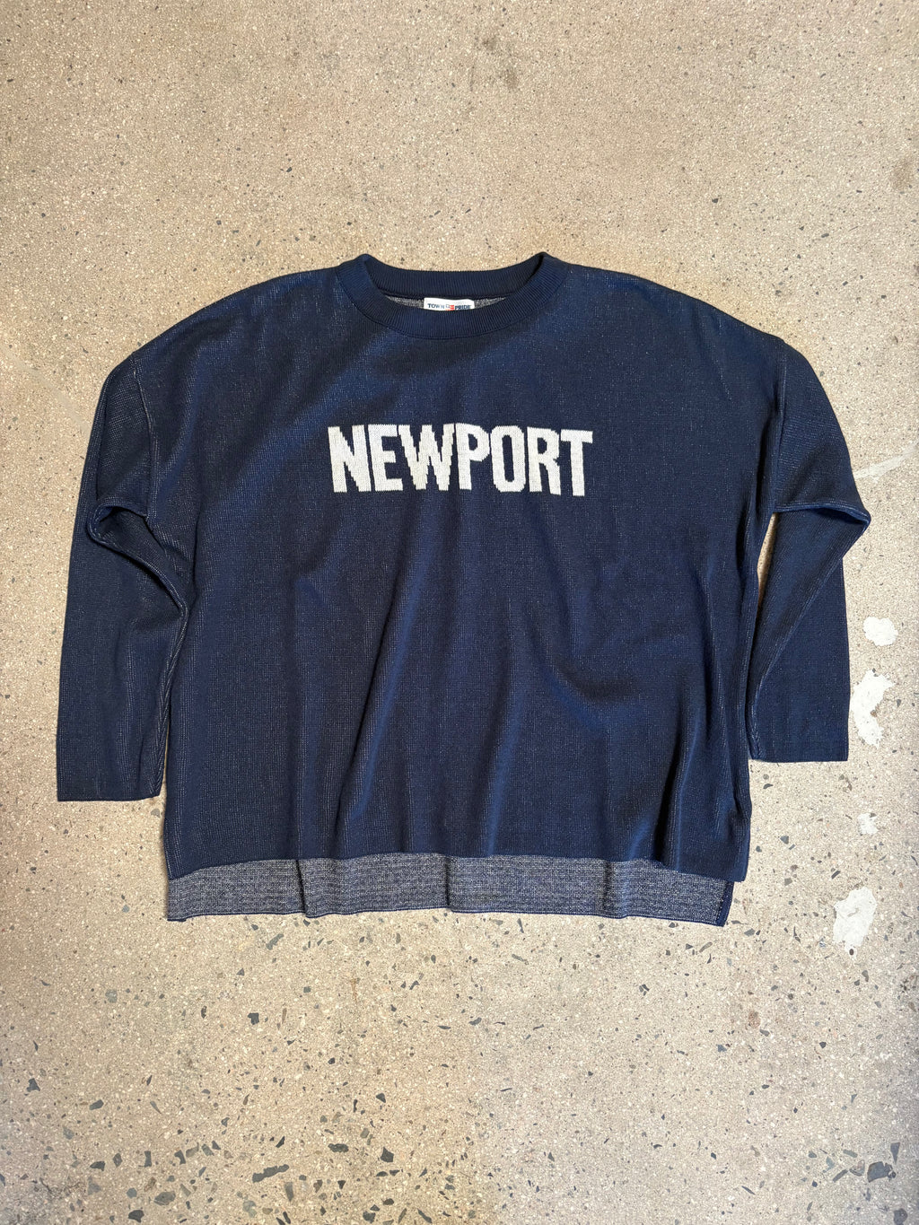 15th St Women's NEWPORT Sweater SAILBOAT NAVY with CREAM