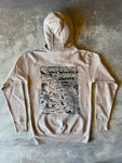 15th St Men's Southern California Surf Map Hoodie  SMOKED SAND