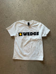 15th St KIDS Wedge Crew Short Sleeve T-Shirt WHITE