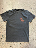 15th St Men's FishMan Short Sleeve T-Shirt  Vintage Black