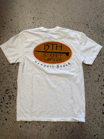 15th St Men's Old School Short Sleeve T-Shirt WHITE