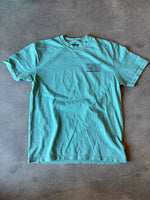 15th St Men's Wave God Short Sleeve T-Shirt  Washed Seafoam Green