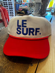 LE SURF Vintage Leisure Iconic Hat RED Bill