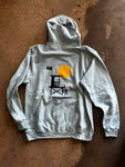 15th St Men's No Black Ball Pull Over Hoodie  SKY BLUE