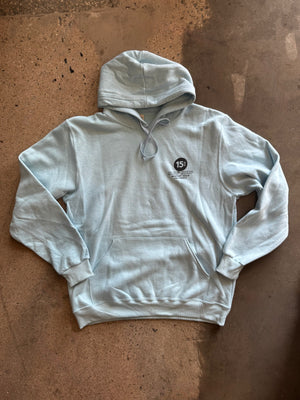 15th St Men's No Black Ball Pull Over Hoodie  SKY BLUE