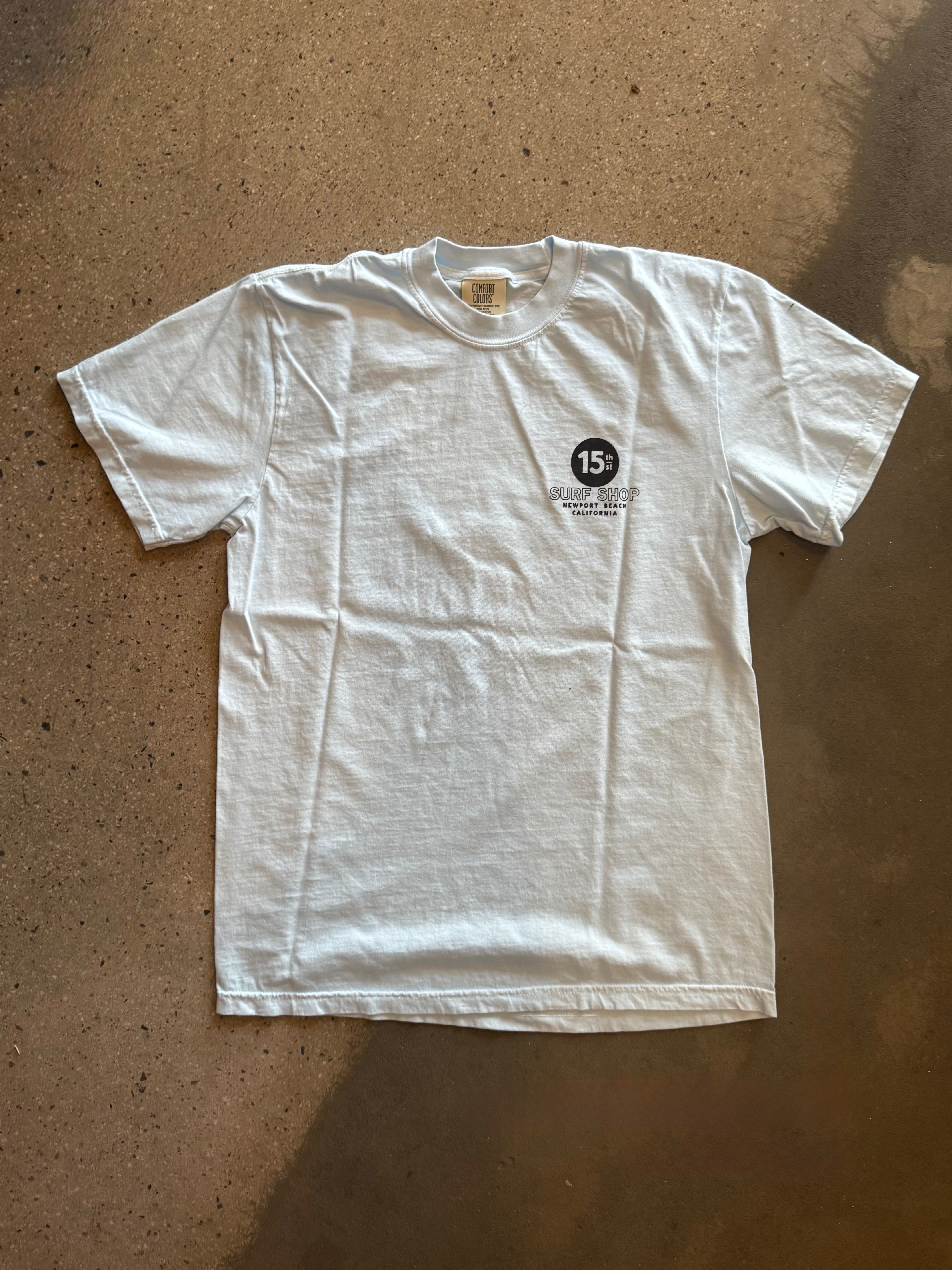 15th St Men's No Black Ball Short Sleeve T-Shirt  LIGHT SKY BLUE