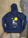 15th St Men's No Black Ball Pull Over Hoodie  NAVY BLUE