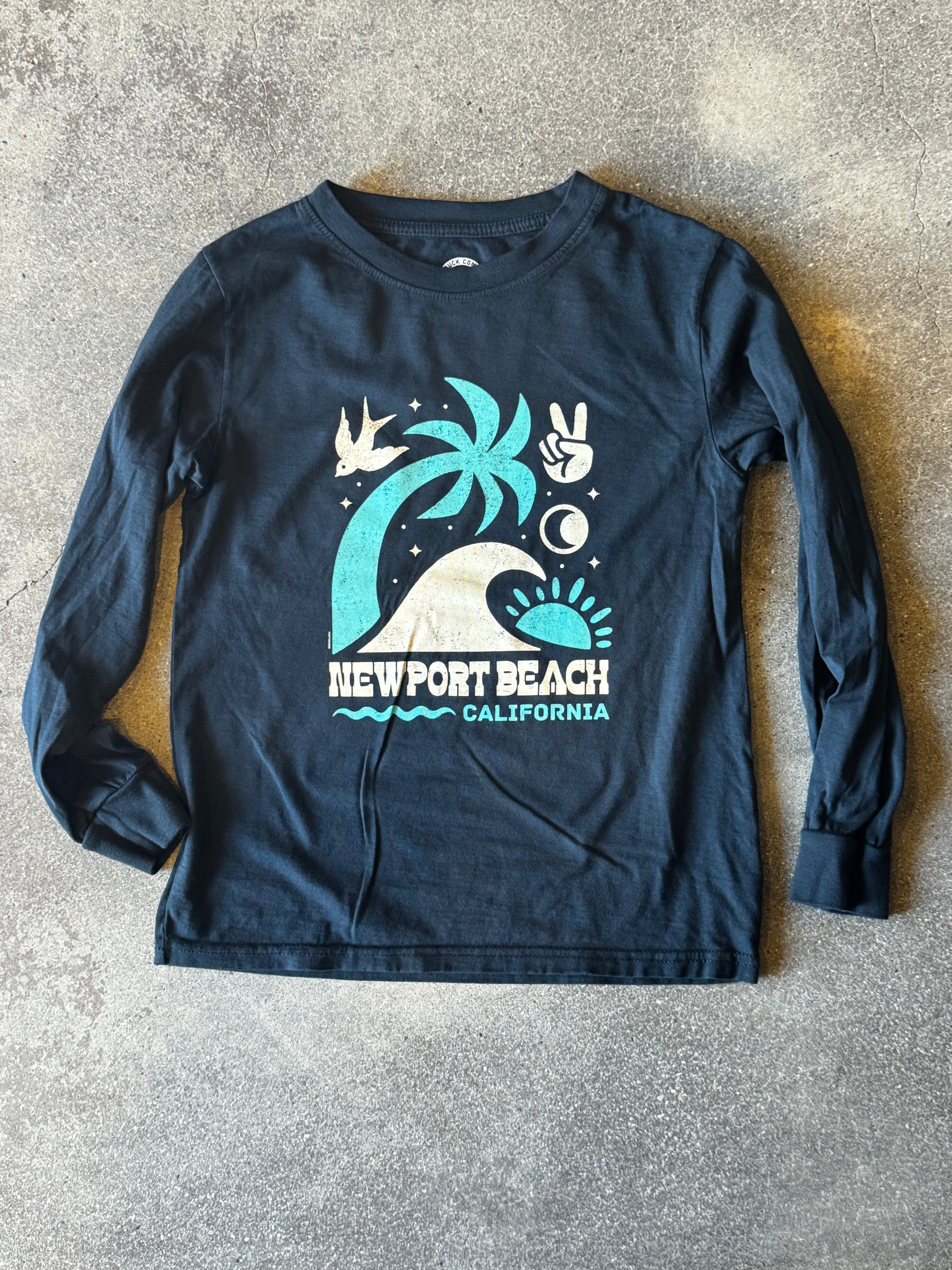 Newport Beach Surf & Sun Long Sleeve T Toddler NAVY