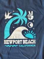Newport Beach Surf & Sun Long Sleeve T Toddler NAVY