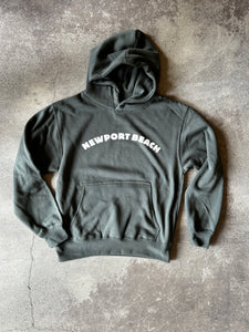 15th St Women's Newport Beach Hooded Fleece  OLIVE