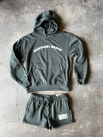 15th St Women's Newport Beach Hooded Fleece  OLIVE