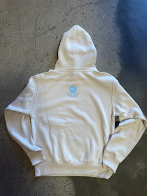 15th St Women's Newport Beach Hooded Fleece  BABY BLUE on SAND