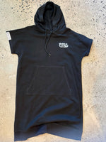 15th St Men's Newport Beach Surf Map Hooded Changing Towel  BLACK