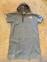 15th St Men's Newport Beach Surf Map Hooded Changing Towel  BLUE HAZE