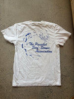 Shaped By Strider Stade Parallel Surf Stance T-Shirt Vintage Washed White