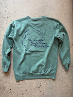 Shaped By Strider Stade Parallel Surf Stance Crewneck Fleece Vintage Green