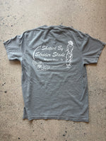 Shaped By Strider Stade Icon T-Shirt Vintage Washed Grey