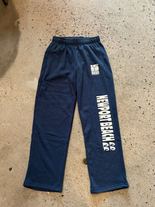 15th St WOMEN'S Groovy Wave Wide Leg Sweatpants CREAM on NAVY
