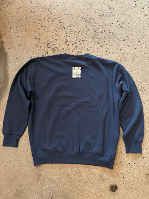15th St Women's  Newport Beach Crewneck Fleece  Navy
