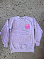 15th St Men's BLUSH POP OCEAN RAINBOW Crew Fleece