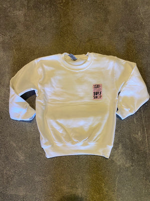 15th St KIDS Newport Crewneck  BRIGHT WHITE