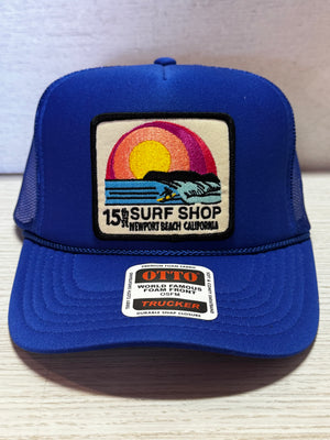 15th St SUNSET SURFER Design Adult Trucker Hat MULTIPLE COLORS!!